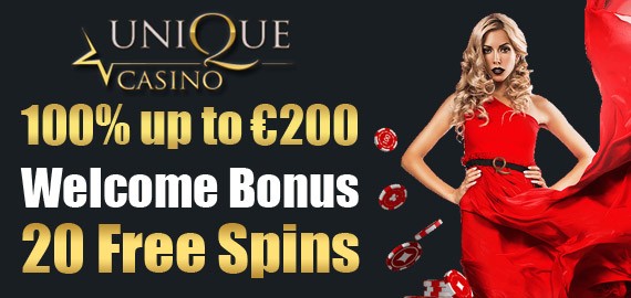 Unique Casino Welcome offer 