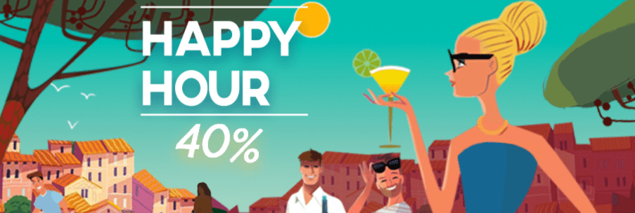 Azur Casino 2021 Promotions Happy hour 40%