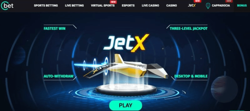JetX By SmartSoft Gaming at Cbet