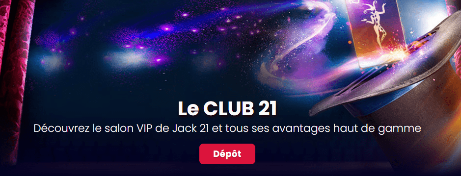 Jack21 Casino VIP