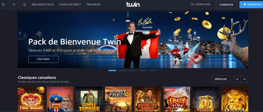 Twin Casino welcome bonus