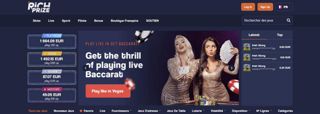 Rich Prize Casino Review