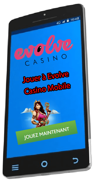 Play at Evolve Casino on Mobile