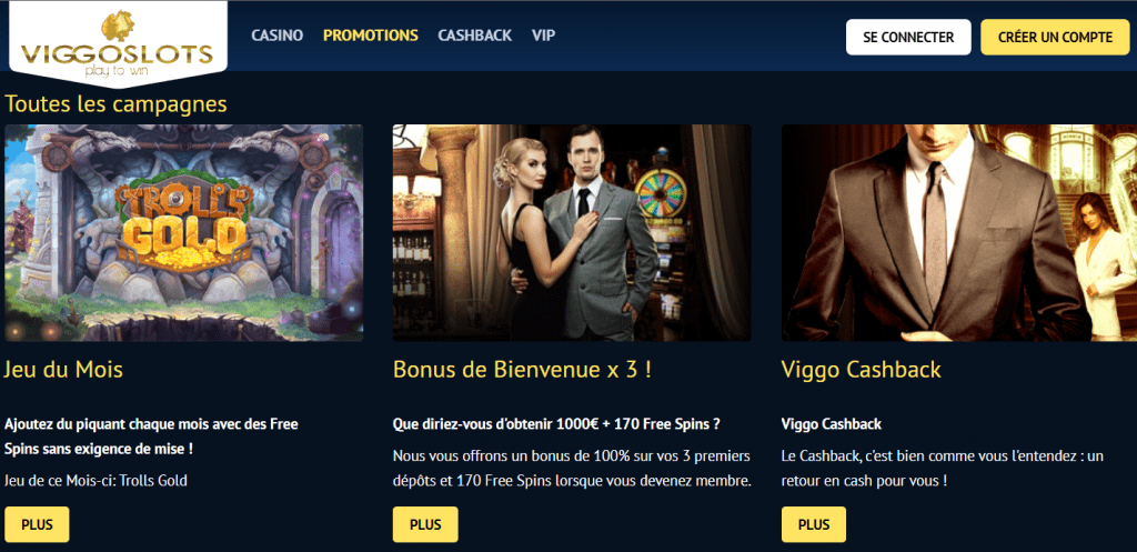 Viggo Slots Welcome Bonus
