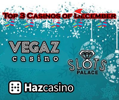 Top 3 des casinos de décembre