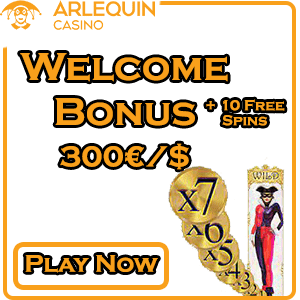 Arlequin Casino welcome package