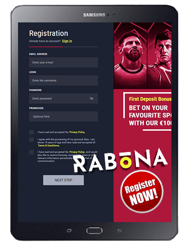 How To Register At Rabona Casino?