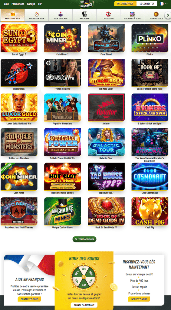 MaChance Casino Games