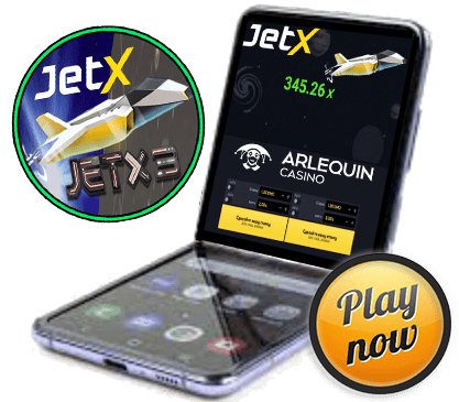 Play JetX at Arlequin Casino