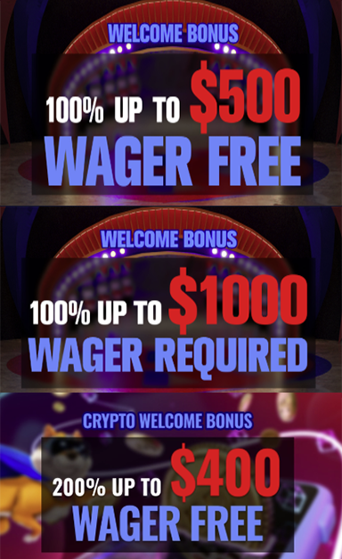 kryptosino casino Welcome package